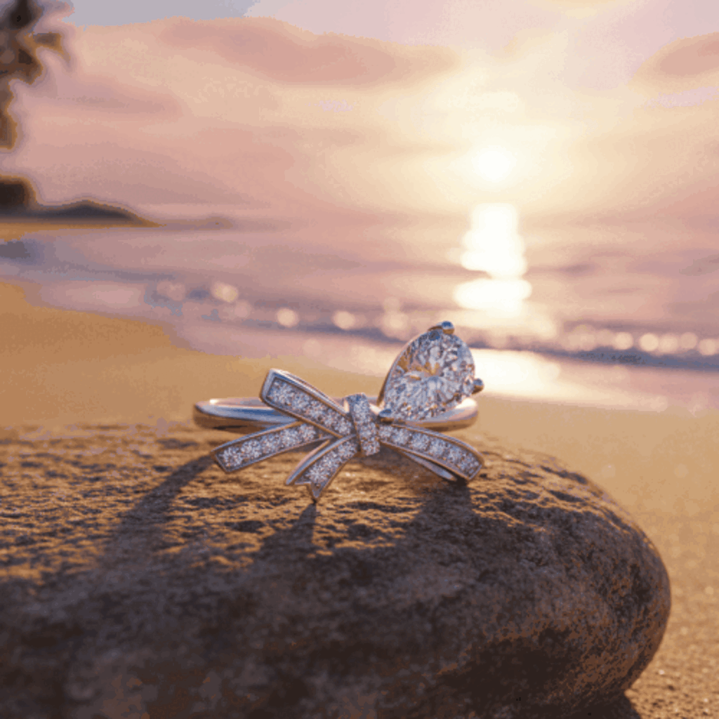 流光蝴蝶结戒指 (Lumiere Ribbon Ring)
